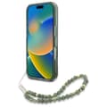 Miniatyrbillede 4 af 7: Guess IML Flowers Allover Electro med perlerem MagSafe - iPhone 16 Plus cover (grøn)
