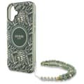 Miniatyrbillede 5 af 7: Guess IML Flowers Allover Electro med perlerem MagSafe - iPhone 16 Plus cover (grøn)