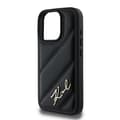 Miniatyrbillede 5 af 7: Karl Lagerfeld Quilted Signature - iPhone 16 Pro Max cover (sort)