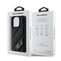 Miniatyrbillede 7 af 7: Karl Lagerfeld Quilted Signature - iPhone 16 Pro Max cover (sort)