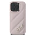 Miniatyrbillede 3 af 8: Karl Lagerfeld Quilted Signature - iPhone 16 Pro Max cover (lyserød)