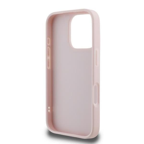 Karl Lagerfeld Quilted Signature - iPhone 16 Pro Max cover (lyserød)