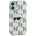 Pikkukuva 3 / 8: Karl Lagerfeld IML Karl Head Galvanoitu - iPhone 16 -suojakuori (Läpinäkyvä)