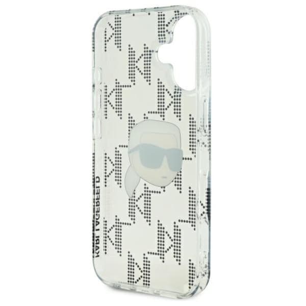 Karl Lagerfeld IML Karl Head Galvanoitu - iPhone 16 -suojakuori (Läpinäkyvä)