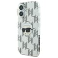 Pikkukuva 2 / 8: Karl Lagerfeld IML Karl Head Galvanoitu - iPhone 16 -suojakuori (Läpinäkyvä)