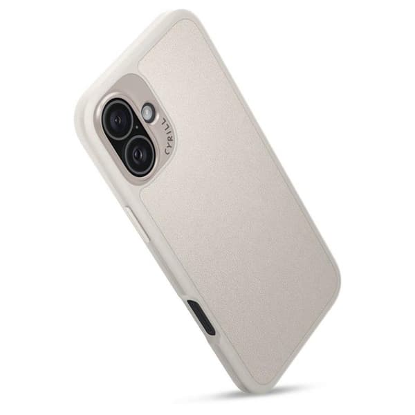 Spigen Cyrill Kajuk Mag MagSafe - iPhone 16-skal (kräm)