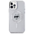 Miniatyrbillede 3 af 8: Karl Lagerfeld IML Metal Choupette Head MagSafe - iPhone 12 / iPhone 12 Pro cover (hvid)
