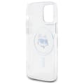 Miniatyrbillede 7 af 8: Karl Lagerfeld IML Metal Choupette Head MagSafe - iPhone 12 / iPhone 12 Pro cover (hvid)