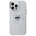 Miniatyrbillede 3 af 8: Karl Lagerfeld IML Metal Choupette Head MagSafe - iPhone 13 Pro Max cover (hvid)