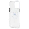 Miniatyrbillede 7 af 8: Karl Lagerfeld IML Metal Choupette Head MagSafe - iPhone 13 Pro Max cover (hvid)