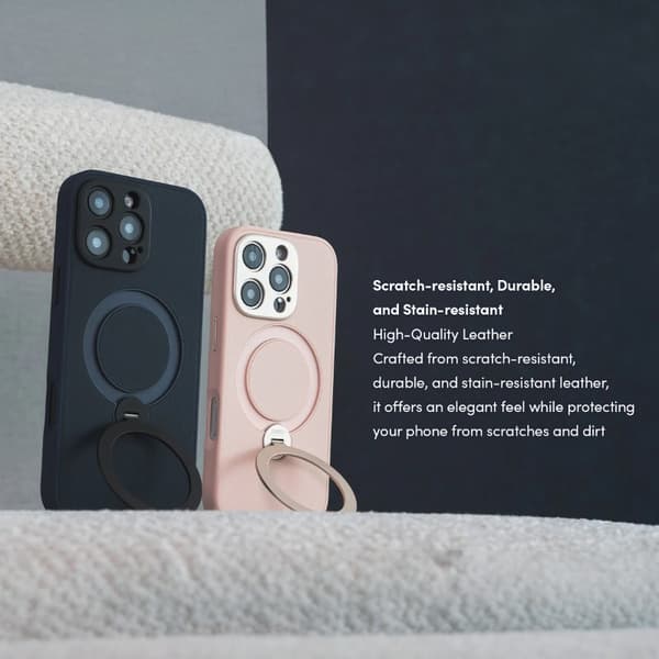 Moshi Kameleon MagSafe - iPhone 16 Pro Max cover med stativfunktion (lyserød)