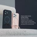 Miniatyrbillede 4 af 11: Moshi Kameleon MagSafe - iPhone 16 Pro Max cover med stativfunktion (lyserød)