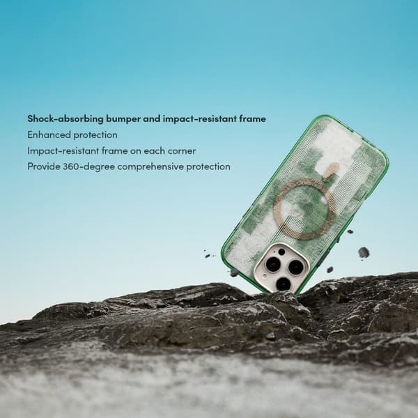 Moshi iGlaze MagSafe - iPhone 16 Pro Max cover (solbelyst grøn)