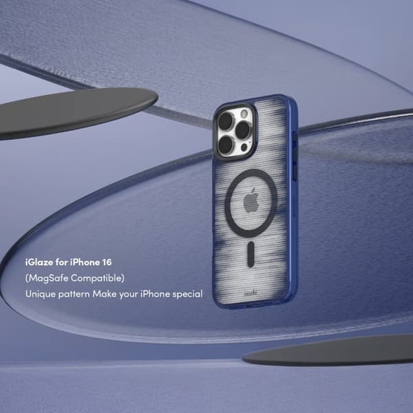 Moshi iGlaze MagSafe - iPhone 16 Pro Max cover (dusk indigo)