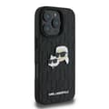 Miniatyrbillede 4 af 8: Karl Lagerfeld Monogram Karl & Chaoupette Hovednål - iPhone 16 Pro Max cover (sort)