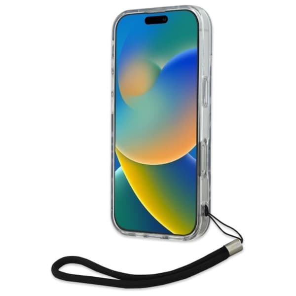 Karl Lagerfeld Zebra med snor - iPhone 16 Pro Max cover (lilla)
