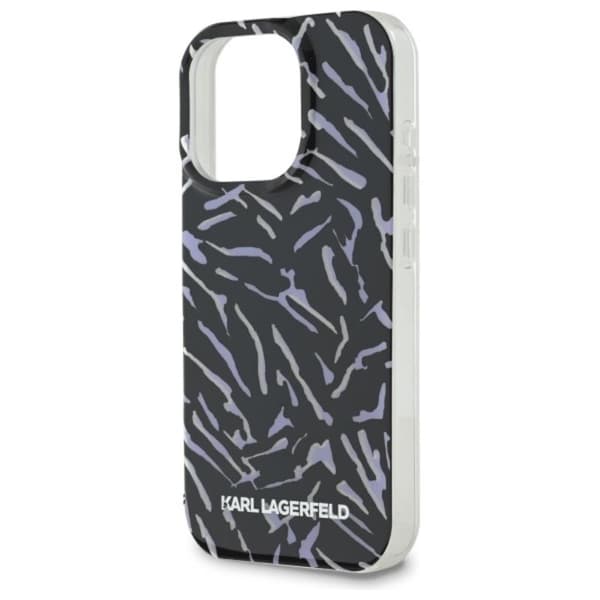 Karl Lagerfeld Zebra med snor - iPhone 16 Pro Max cover (lilla)