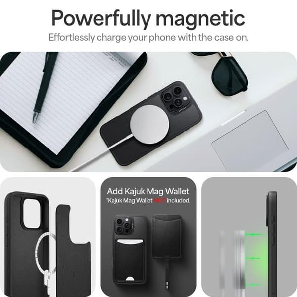Spigen Cyrill Kajuk Classic Charm Mag MagSafe - iPhone 16 Pro Max cover (sort)