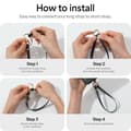 Miniatyrbillede 11 af 11: Spigen Cyrill Kajuk Classic Charm Mag MagSafe - iPhone 16 Pro Max cover (sort)