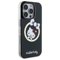 Pikkukuva 4 / 8: Hello Kitty IML hauska rusetti MagSafe - iPhone 16 Pro -kotelo (musta)