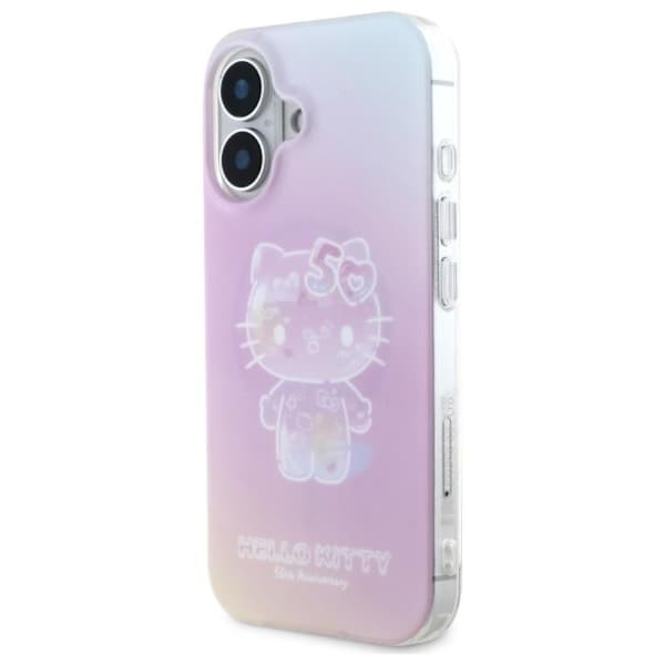 Hello Kitty IML 50-vuotisjuhla MagSafe - iPhone 16 -kotelo (vaaleanpunainen)