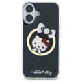 Pikkukuva 3 / 8: Hello Kitty IML hauska rusetti MagSafe - iPhone 16 -kotelo (musta)