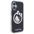 Pikkukuva 4 / 8: Hello Kitty IML hauska rusetti MagSafe - iPhone 16 -kotelo (musta)