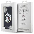 Pikkukuva 8 / 8: Hello Kitty IML hauska rusetti MagSafe - iPhone 16 -kotelo (musta)