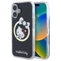 Pikkukuva 1 / 8: Hello Kitty IML hauska rusetti MagSafe - iPhone 16 -kotelo (musta)