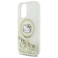 Pikkukuva 6 / 8: Hello Kitty Liquid Glitter Fever MagSafe - iPhone 16 -kotelo (valkoinen / kulta)