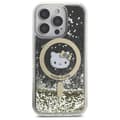 Pikkukuva 3 / 8: Hello Kitty Liquid Glitter Fever MagSafe - iPhone 16 Pro -kotelo (musta / kulta)