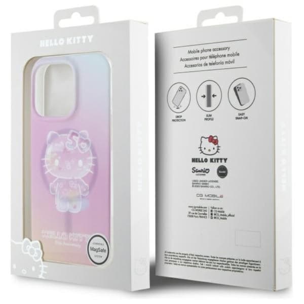Hello Kitty IML 50-vuotisjuhlan MagSafe - iPhone 16 Pro Max -kotelo (vaaleanpunainen)