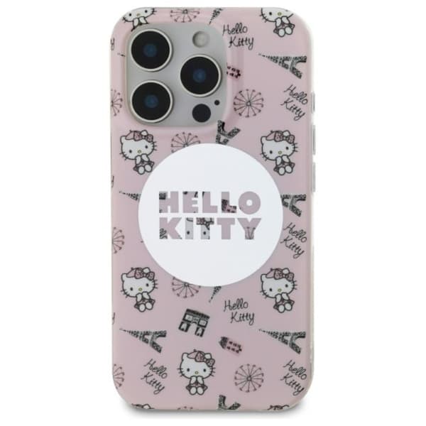 Hello Kitty IML Koko Paris MagSafe - iPhone 16 Pro Max -kotelo (Vaaleanpunainen)