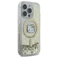 Pikkukuva 4 / 8: Hello Kitty Liquid Glitter Fever MagSafe - iPhone 16 Pro Max -suojakuori (valkoinen / kulta)
