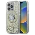 Pikkukuva 1 / 8: Hello Kitty Liquid Glitter Fever MagSafe - iPhone 16 Pro Max -suojakuori (valkoinen / kulta)