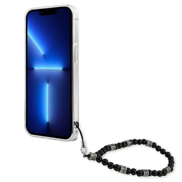 Guess Sort Perlerem - iPhone 15 / 14 / 13 Etui (gennemsigtig)