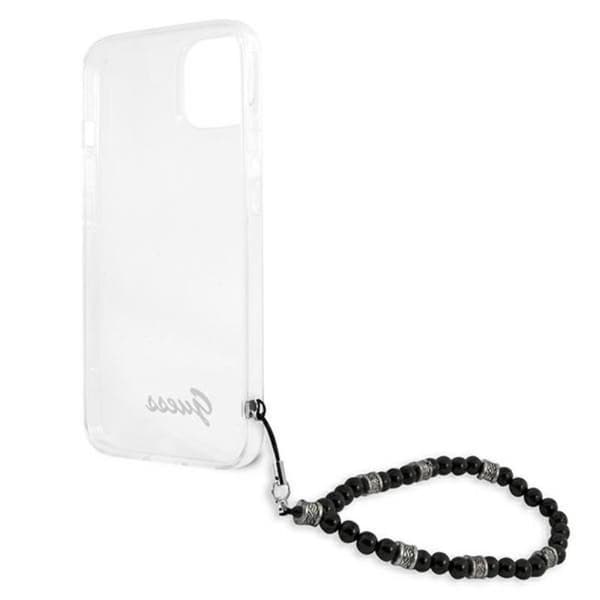 Guess Sort Perlerem - iPhone 15 / 14 / 13 Etui (gennemsigtig)