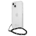 Pikkukuva 2 / 8: Guess musta helminauha - iPhone 13 minikuori (läpinäkyvä)
