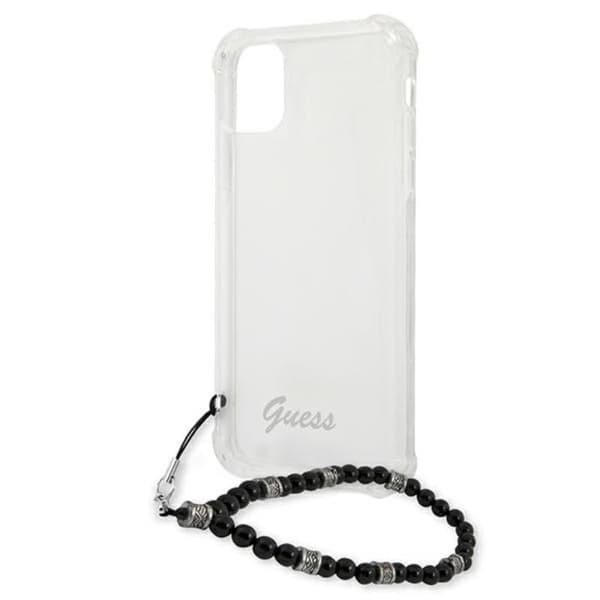 Guess Sort Perlerem - iPhone 12 Pro Max Etui (Gennemsigtig)