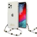 Miniatyrbillede 1 af 8: Guess Hvid Perlerem - iPhone 12 Pro Max Etui (Gennemsigtig)