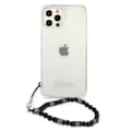 Miniatyrbillede 3 af 8: Guess Sort Perlerem - iPhone 12 / iPhone 12 Pro Etui (Gennemsigtig)