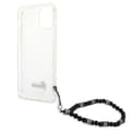 Miniatyrbillede 7 af 8: Guess Sort Perlerem - iPhone 12 / iPhone 12 Pro Etui (Gennemsigtig)