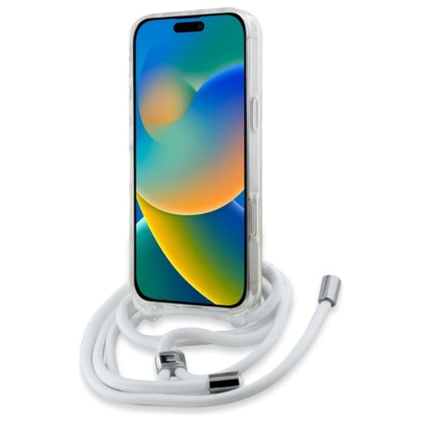 Karl Lagerfeld IML Choupette Head & Cord MagSafe - iPhone 16 Pro-skal (genomskinligt)