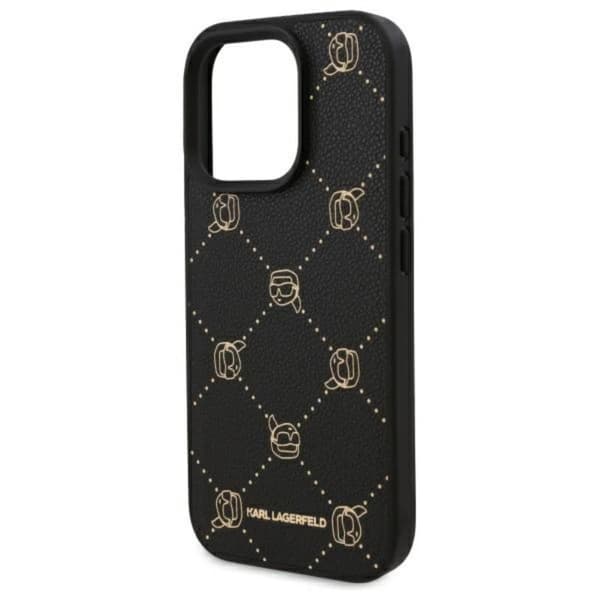 Karl Lagerfeld MagSafe Karl Head - iPhone 16 Pro -suojakuori (musta)