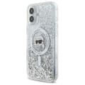 Pikkukuva 2 / 8: Karl Lagerfeld Liquid Glitter Karl Head MagSafe - iPhone 16 Plus -suojakuori (kirkas)