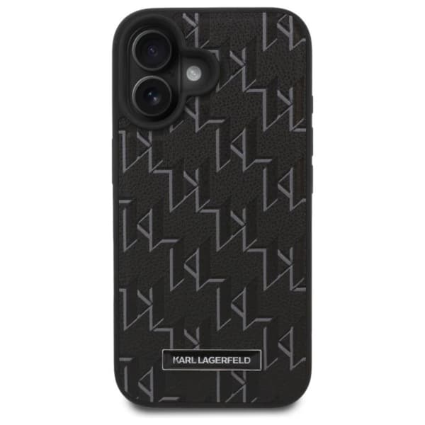 Karl Lagerfeld Hot Stamp MagSafe - iPhone 16 Plus-skal (svart)