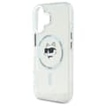 Pikkukuva 6 / 8: Karl Lagerfeld IML Metal Choupette Head MagSafe - iPhone 16 -suojakuori (valkoinen)