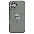 Pikkukuva 3 / 8: Karl Lagerfeld IML Metal Karl Head MagSafe - iPhone 16 -suojakuori (musta)