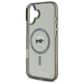 Pikkukuva 6 / 8: Karl Lagerfeld IML Metal Karl Head MagSafe - iPhone 16 -suojakuori (musta)