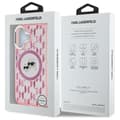 Pikkukuva 8 / 8: Karl Lagerfeld IML Monogram Karl & Choupette Head MagSafe - iPhone 16 -suojakuori (vaaleanpunainen)
